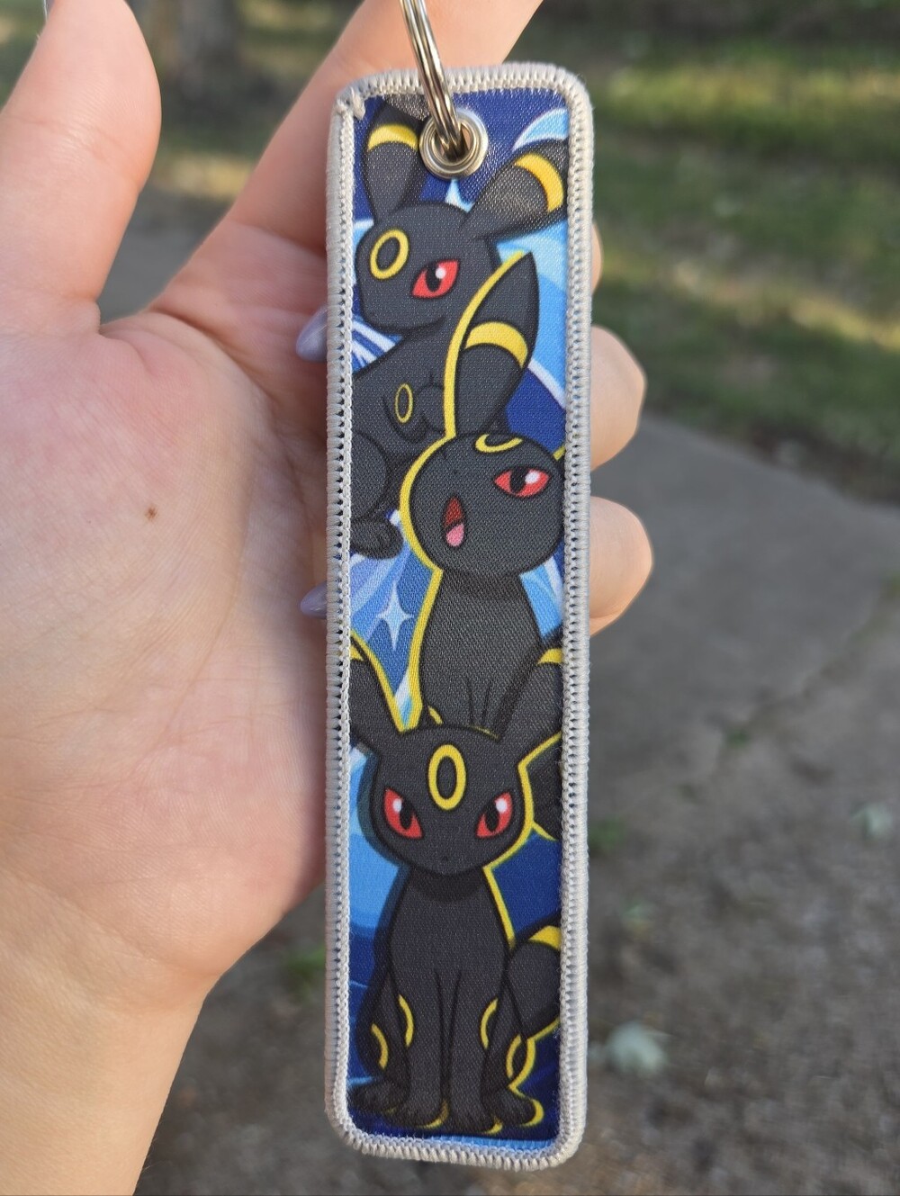 Blue Umbreon Keychain Phone Strap - Official Style